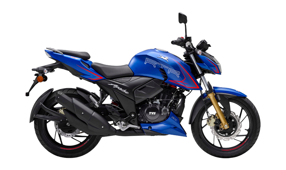 Apache RTR 200 4V FI Blue - Product Image